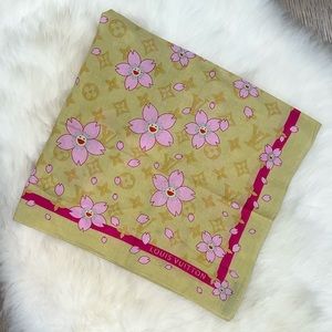 🌸RARE🌸 Louis Vuitton Murakami Cherry Blossom Bandana
